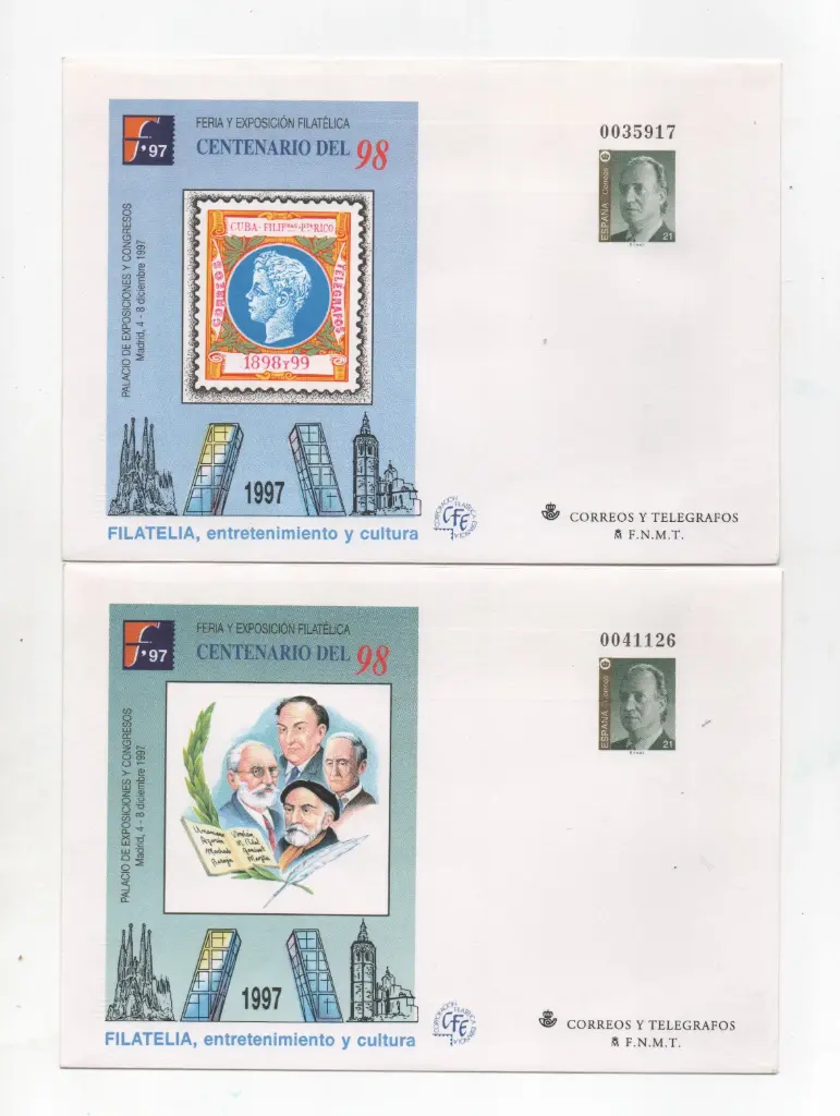 1997 Nº43 FILATELIA'97 (2 SOBRES)