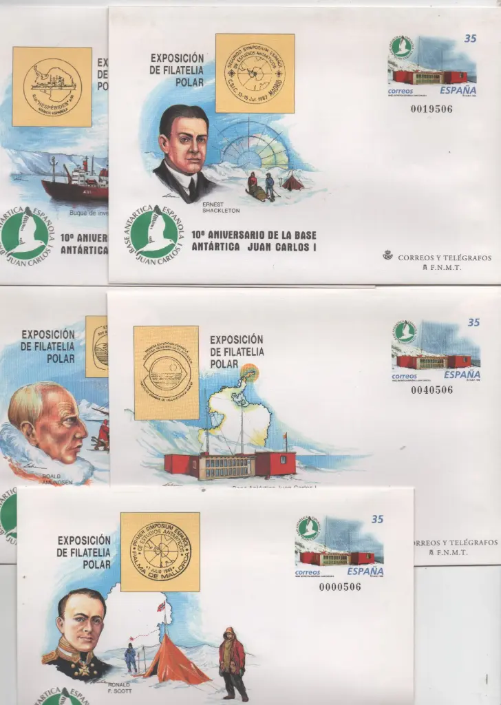 1998 Nº49 EXPOSICION POLAR (5 SOBRES)