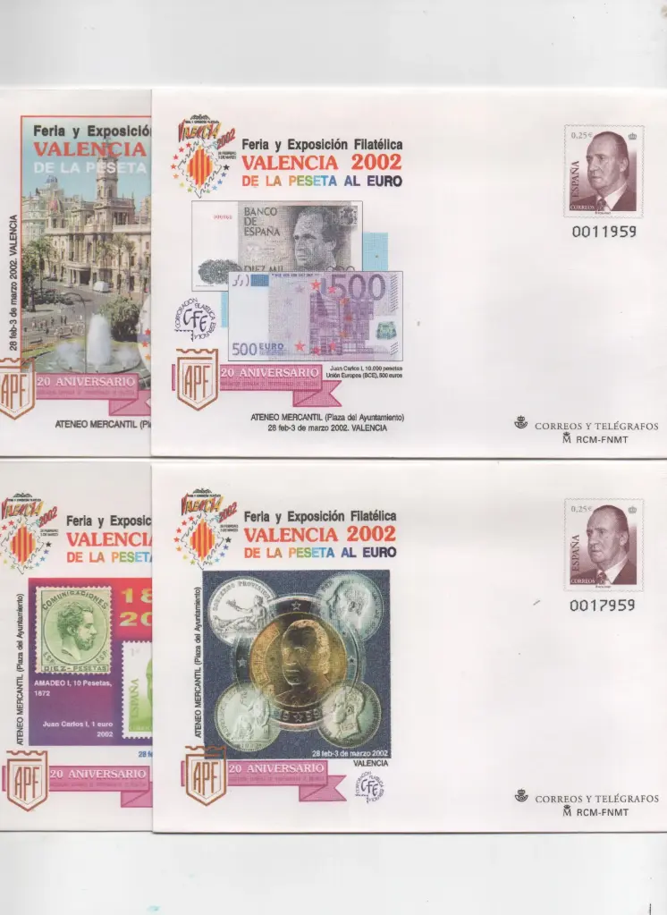 2002 Nº75 VALENCIA (4 SOBRES)