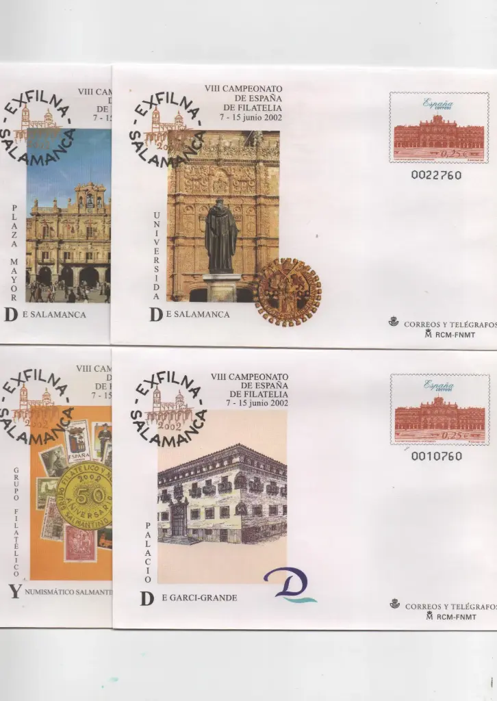 2002 Nº79 EXFILNA (4 SOBRES)