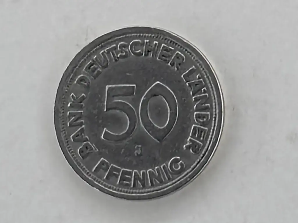 ALEMANIA DEL AÑO 1949 DE 50 PFENNIG