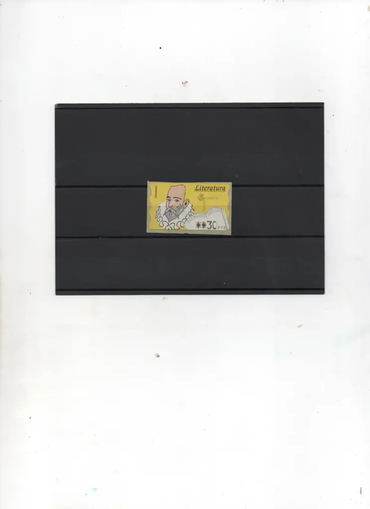 ETIQUETA CERVANTES 1 VALOR AÑO 1996