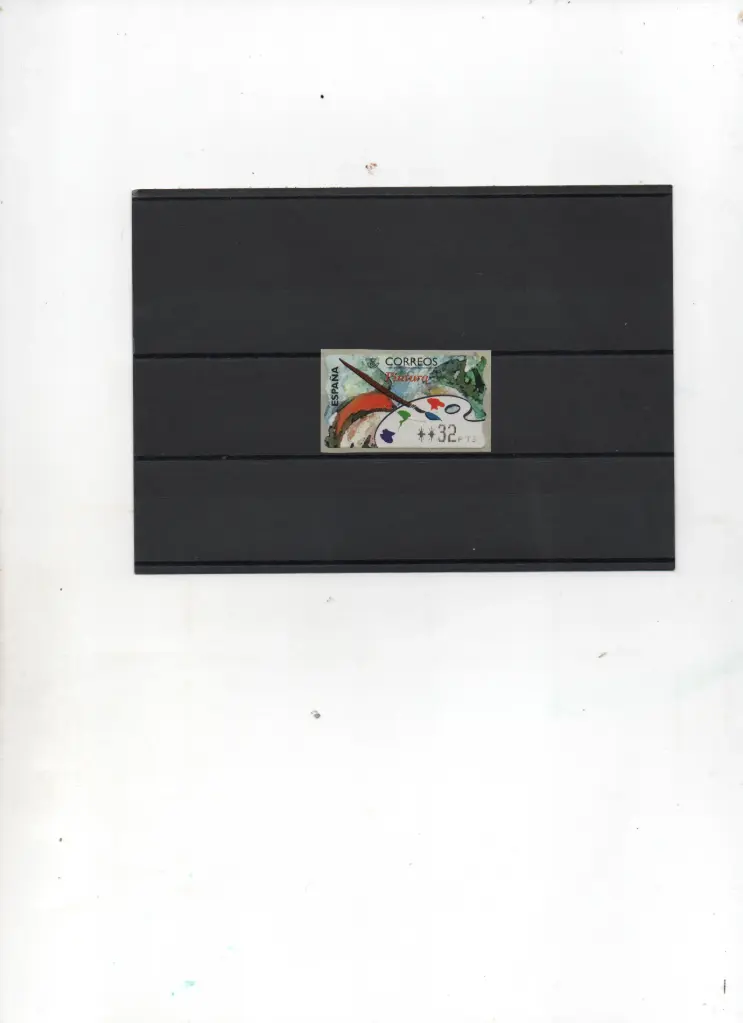 ETIQUETA PINTURA 1 VALOR AÑO 1997