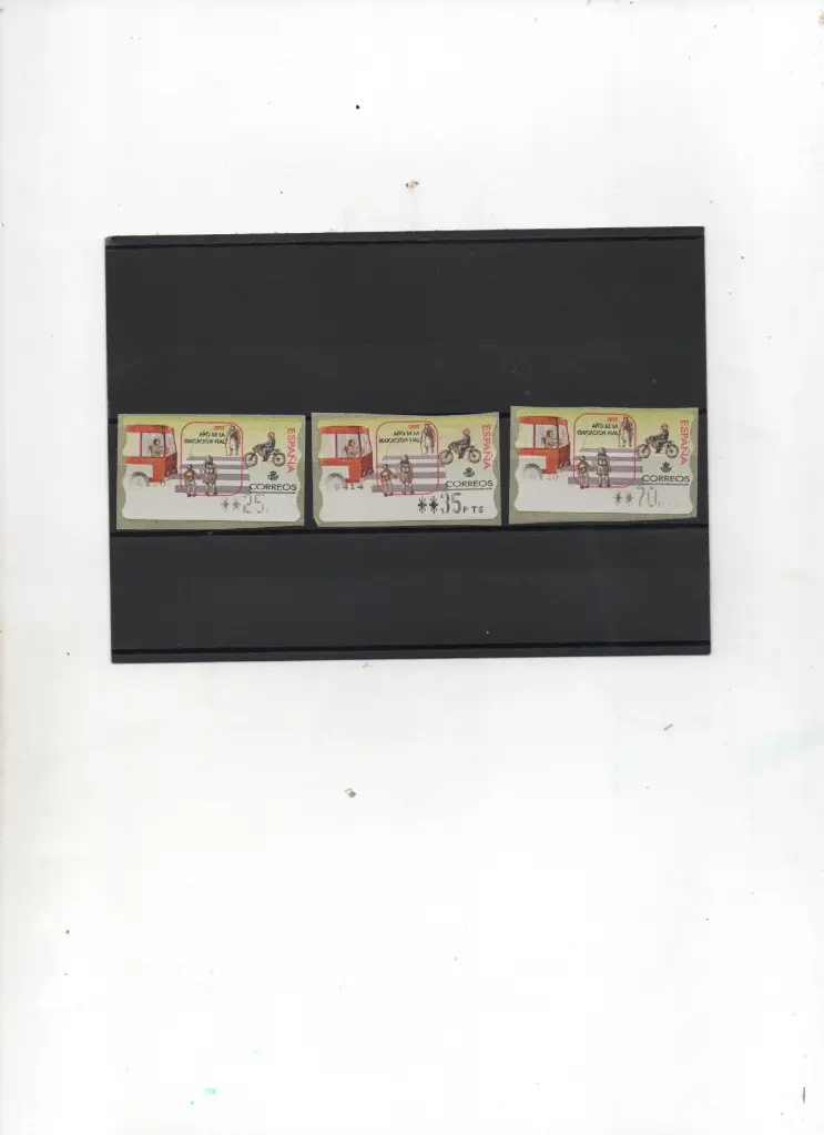 ETIQUETAS AÑO DE LA EDUCACION VIAL 3 VALORES AÑO 1999