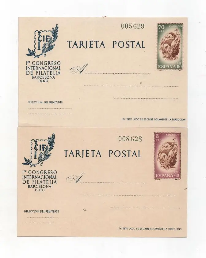 ESPAÑA DEL AÑO 1960 Nº 88/89