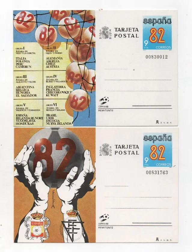 ESPAÑA DEL AÑO 1982 Nº 129/32 4 VALORES