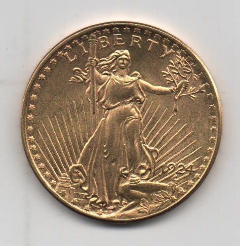 ESTADOS UNIDOS DEL AÑO 1924 DE 20 DOLARES