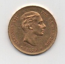 ESPAÑA ALFONSO XII DEL AÑO 1879*79 DE 25 PESETAS