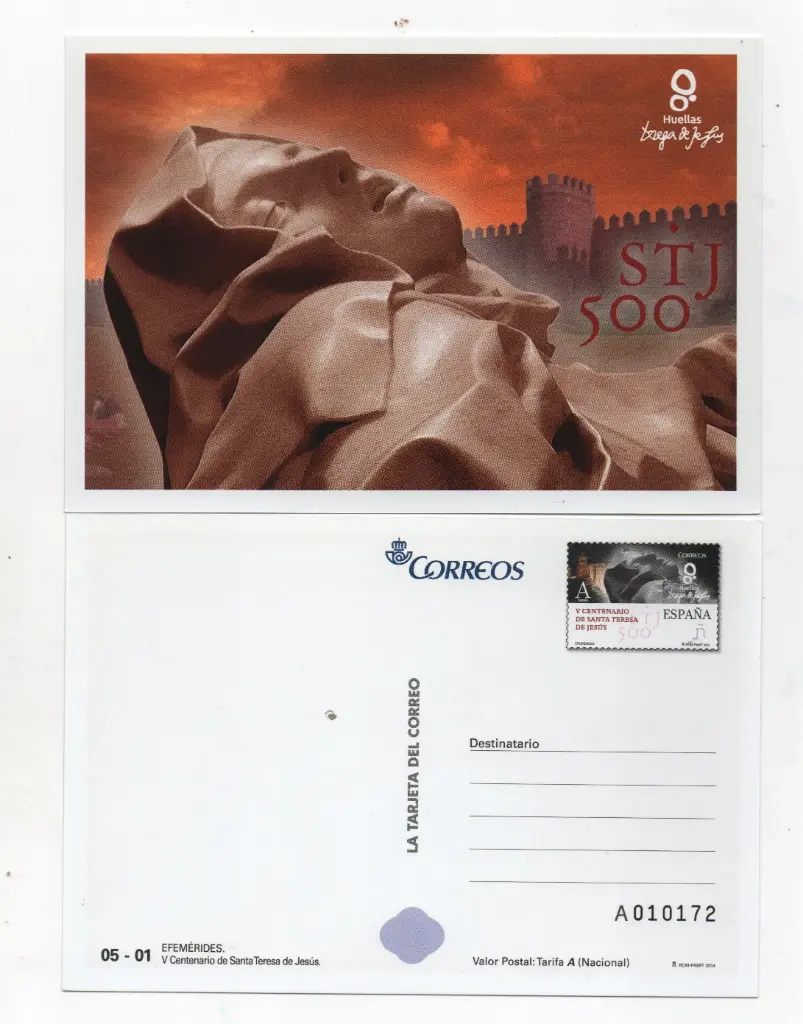 TARIFA A EFEMERIDES SANTA TERESA DE JESUS Nº100 AÑO 2015