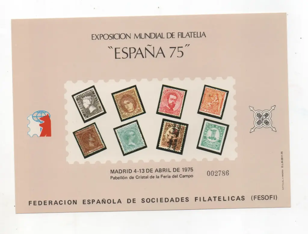 FEDERACION ESPAÑOLA DE SOCIEDADES FILATELICAS FESOFI Nº36 AÑO 1975