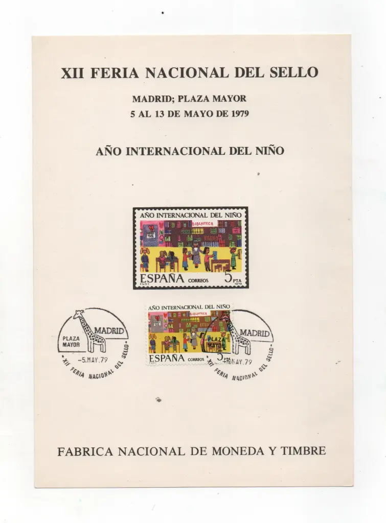 AÑO INTERNACIONAL DEL NIÑO MATASELLADA Nº77 AÑO 1979