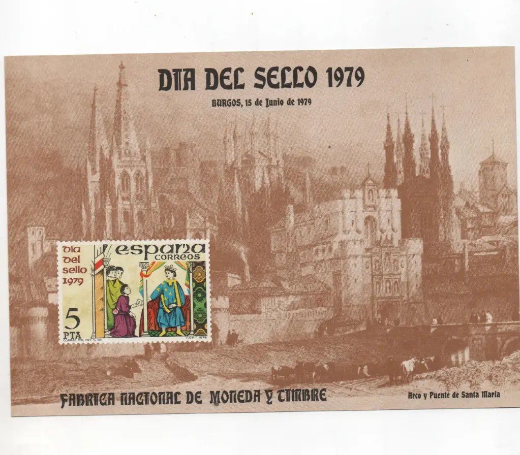 DIA DEL SELLO BURGOS Nº79 AÑO 1979