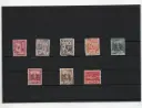 ANDORRA ESPAÑOLA AÑO 1929 Nº16,19,21,23,24,25,26,27 SUELTOS CON CHARNELA