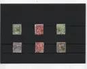 ANDORRA ESPAÑOLA AÑO 1929  Nº15,16,17,19,20,21 SUELTOS USADOS