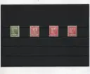 ANDORRA ESPAÑOLA ANY 1935-43 Nº28,35,36,38 SUELTOS CON CHARNELA
