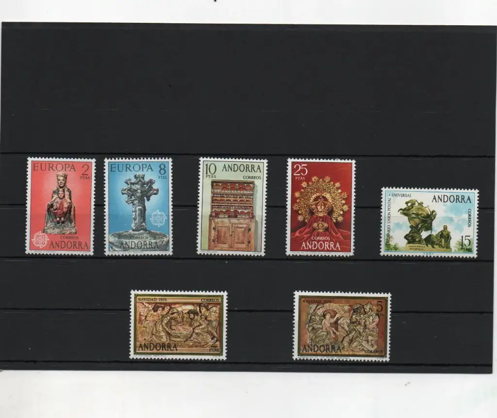 ANDORRA ESPAÑOLA AÑO 1974 COMPLETO NUEVOS