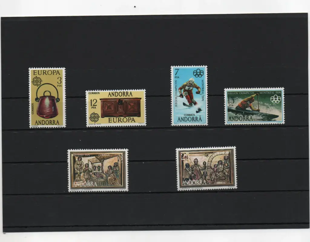 ANDORRA ESPAÑOLA AÑO 1976 COMPLETO NUEVOS