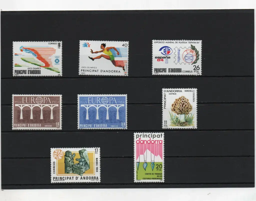 ANDORRA ESPAÑOLA AÑO 1984 COMPLETO NUEVOS