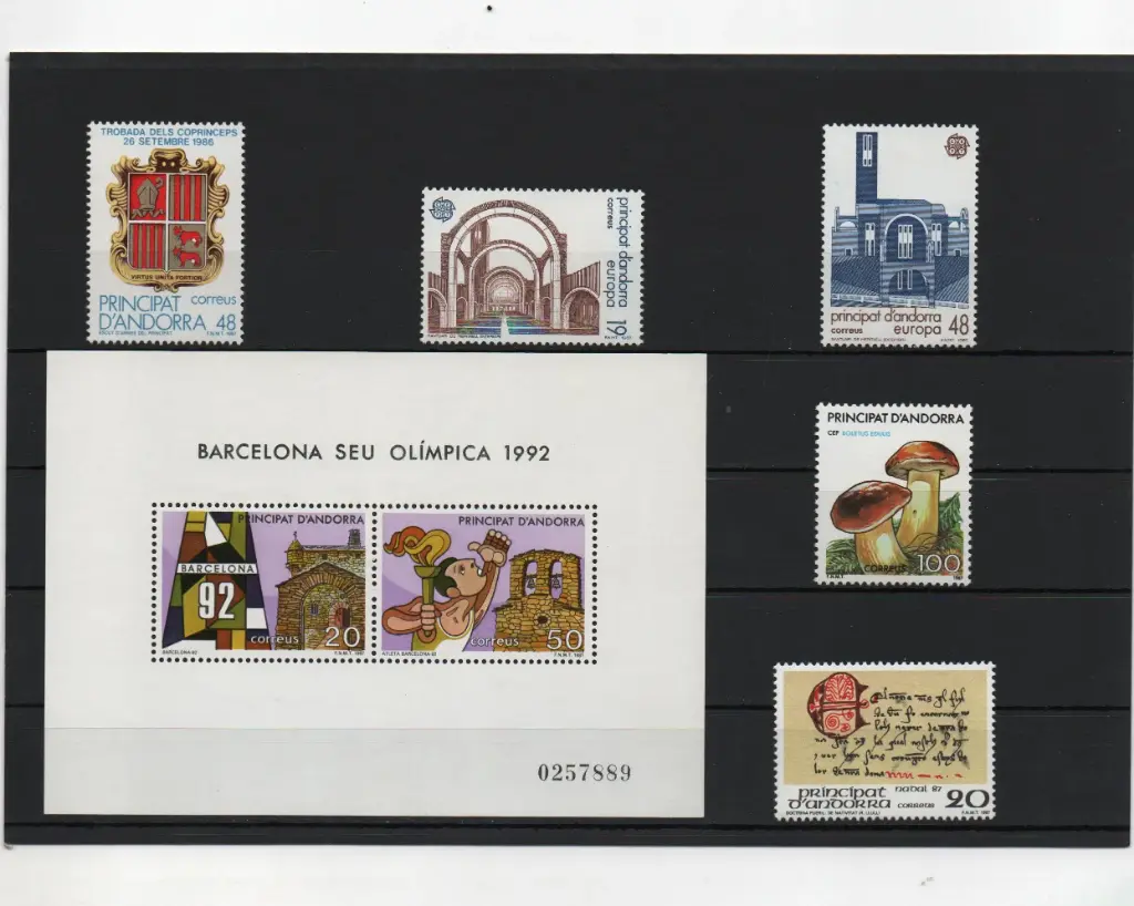 ANDORRA ESPAÑOLA AÑO 1987 COMPLETO NUEVOS
