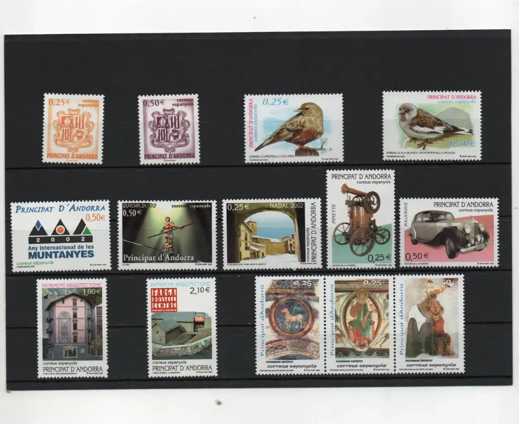 ANDORRA ESPAÑOLA AÑO 2002 COMPLETO NUEVOS