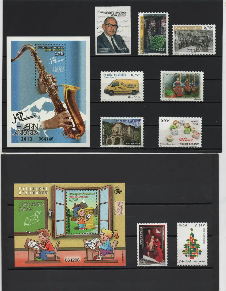 ANDORRA ESPAÑOLA AÑO 2013 COMPLETO NUEVOS