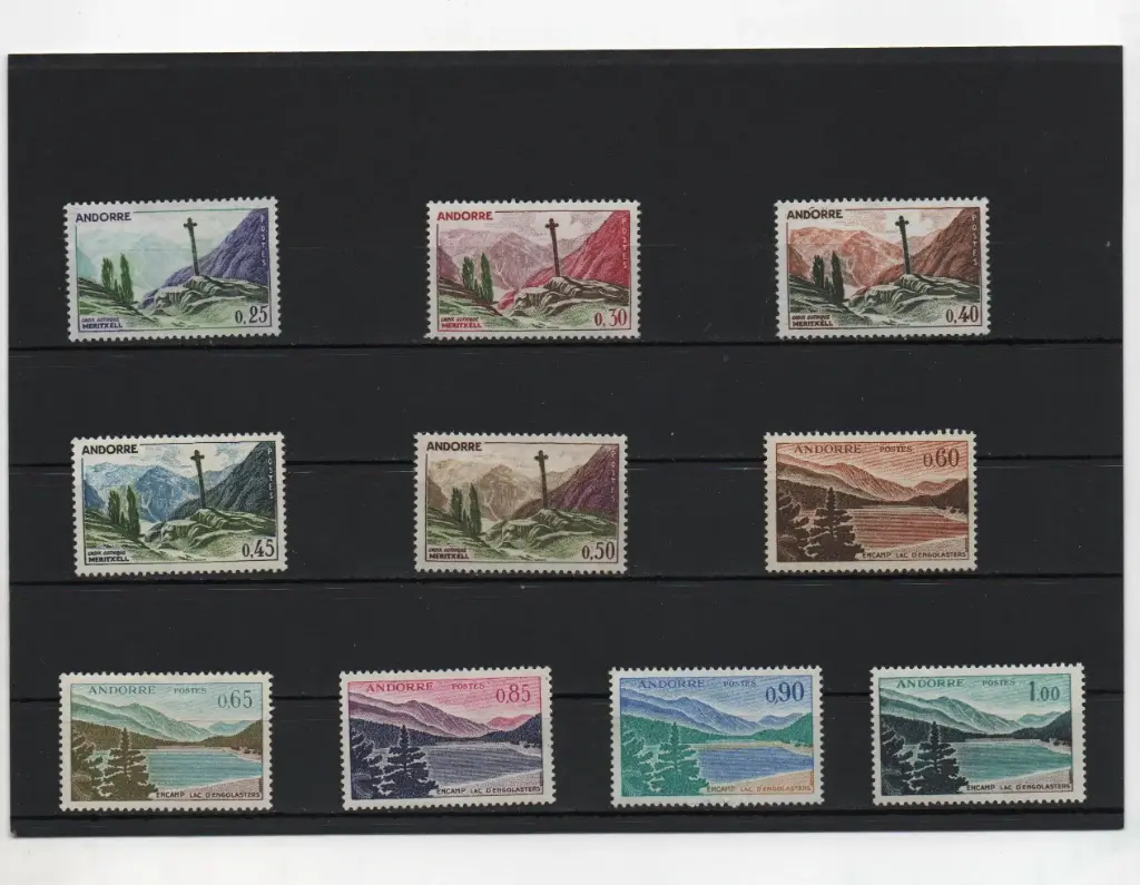 ANDORRA FRANCESA AÑO 1961-71 COMPLETO Nº158/164 NUEVOS