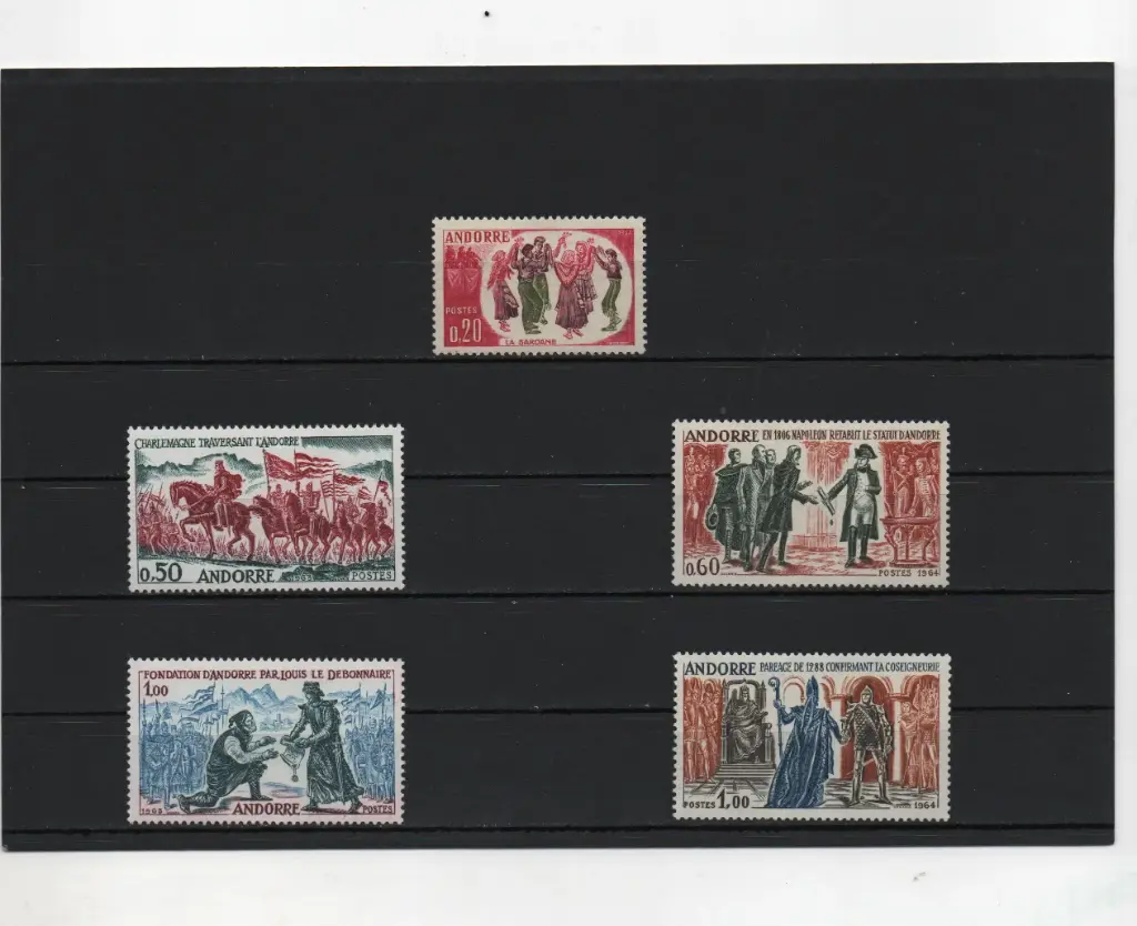 ANDORRA FRANCESA AÑO 1963 COMPLETO NUEVOS
