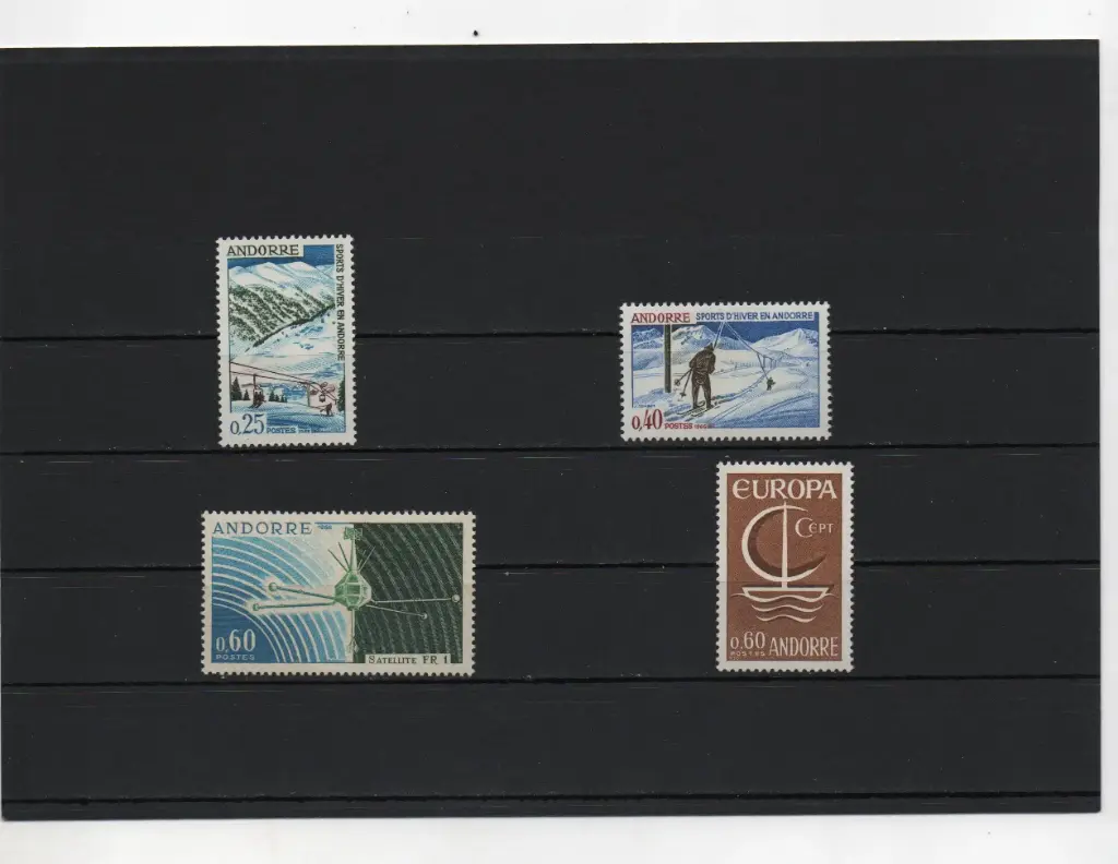 ANDORRA FRANCESA AÑO 1966 COMPLETO NUEVOS