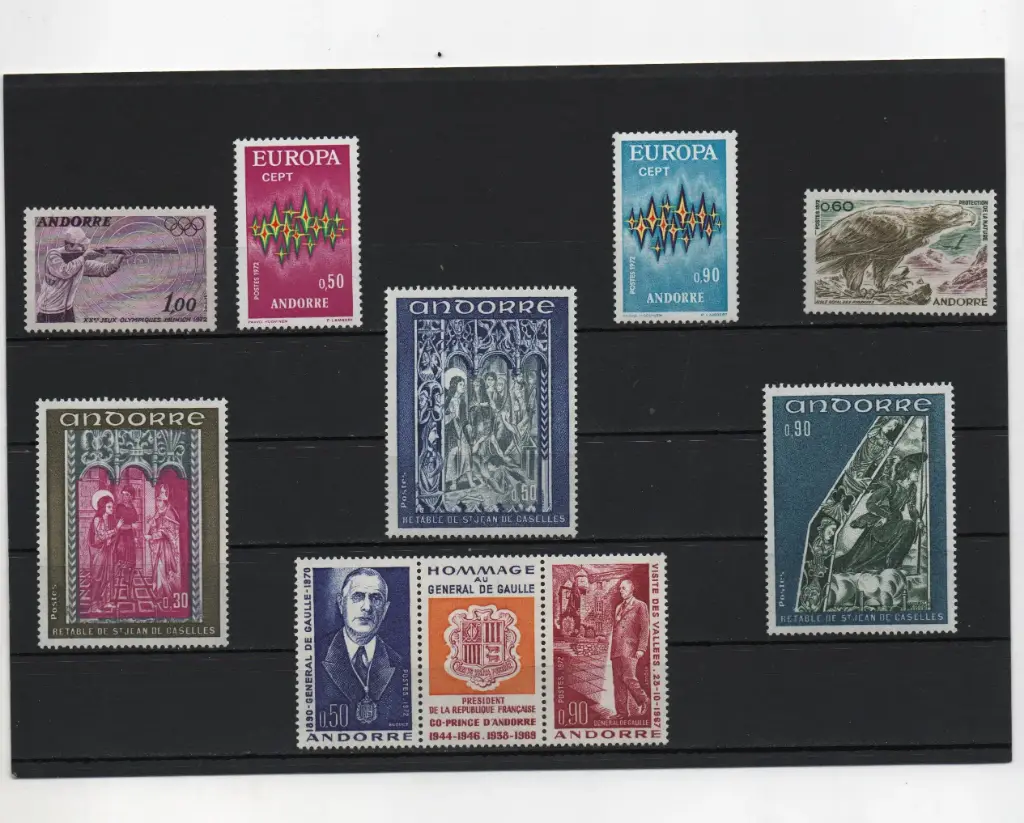 ANDORRA FRANCESA AÑO 1972 COMPLETO NUEVOS