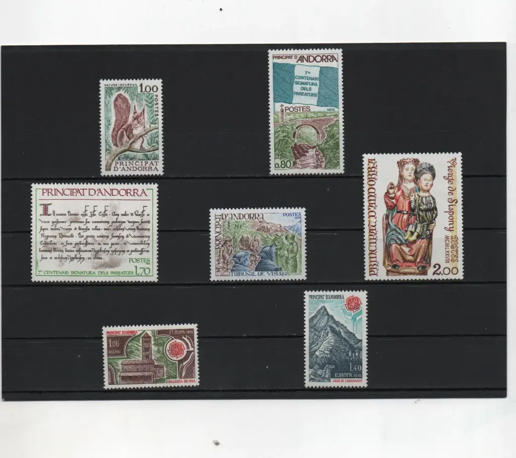 ANDORRA FRANCESA AÑO 1978 COMPLETO NUEVOS