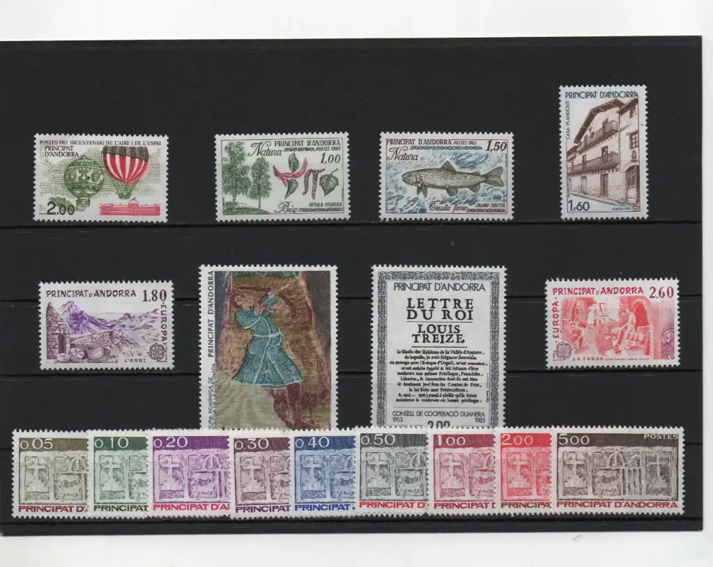 ANDORRA FRANCESA AÑO 1983 COMPLETO NUEVOS
