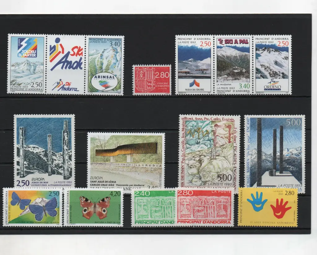ANDORRA FRANCESA AÑO 1993 INCOMPLETO NUEVOS (FALTA Nº434)
