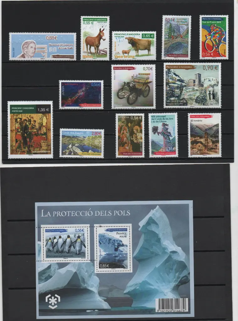 ANDORRA FRANCESA AÑO 2009 COMPLETO NUEVOS