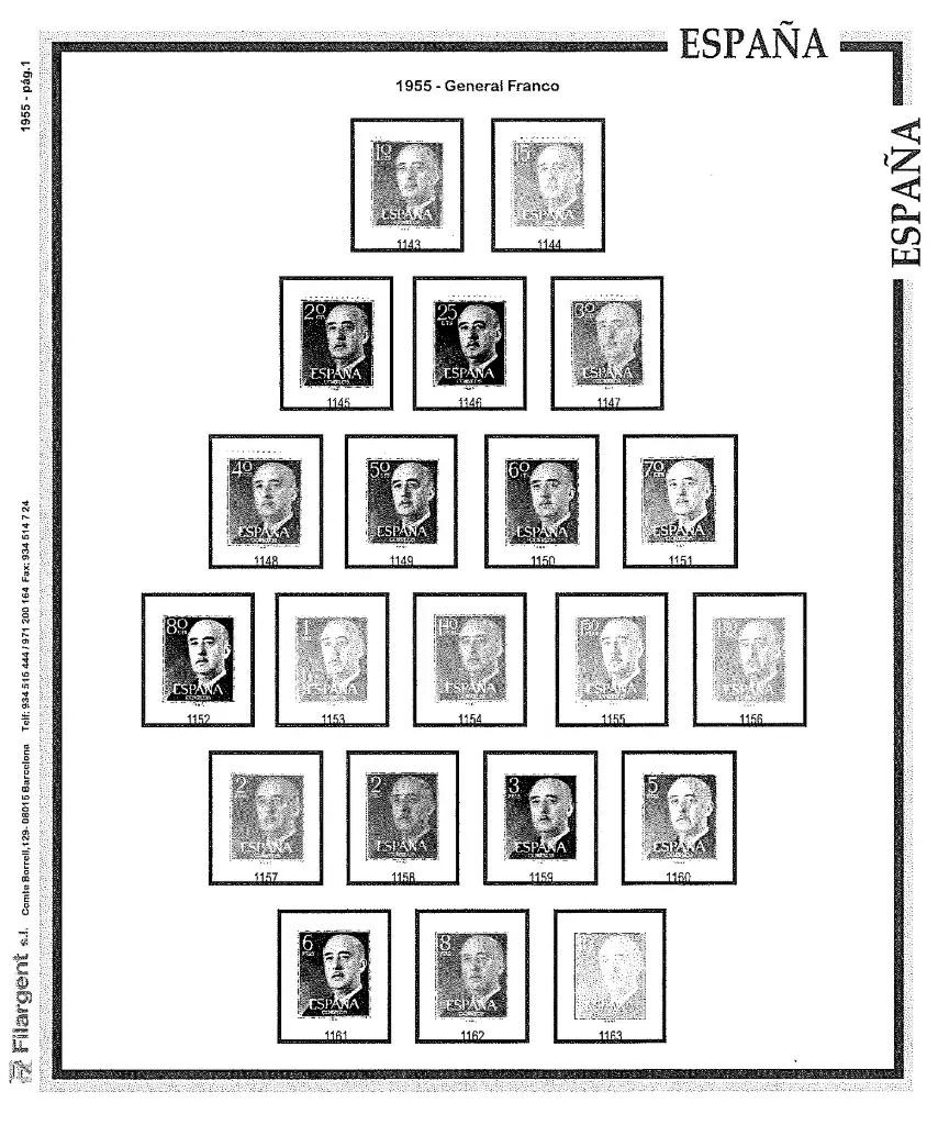 SUPLEMENTO ESPAÑA INDIVIDUAL DE 1850/1899 (sin montar)