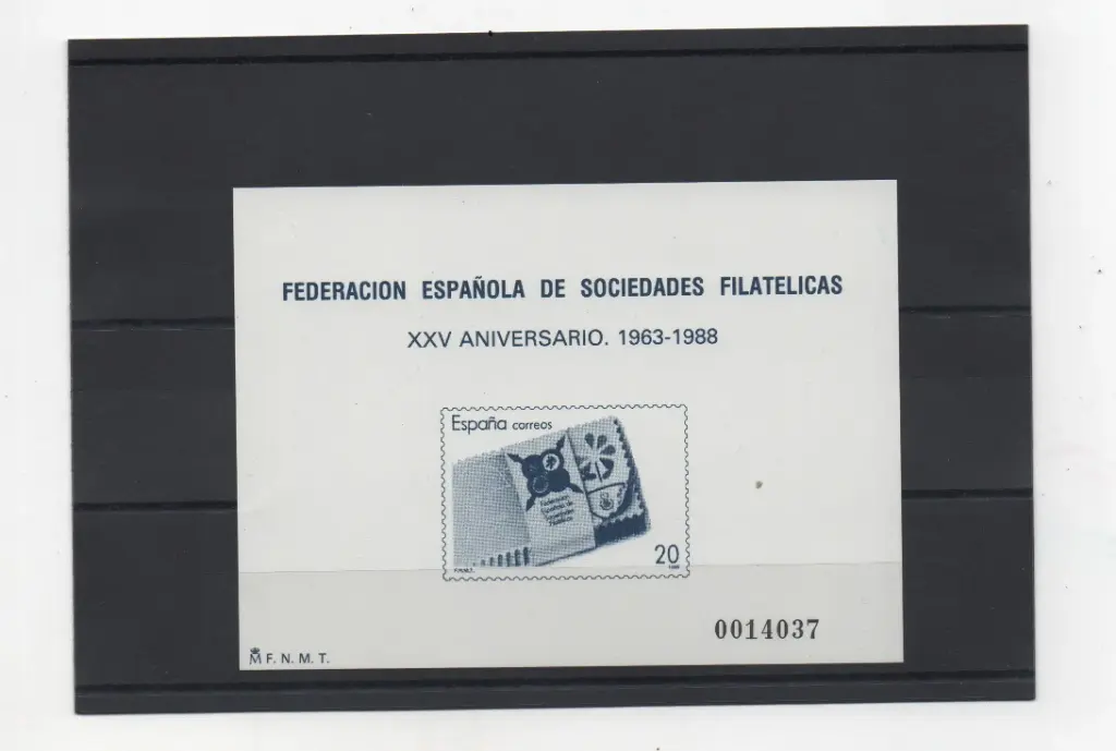 1988 XXV ANIVERSARIO FESOFI AÑO  Nº16