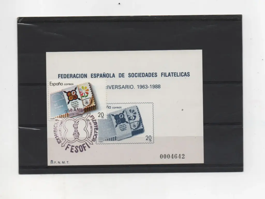 1988 XXV ANIVERSARIO FESOFI MATASELLADA Nº16