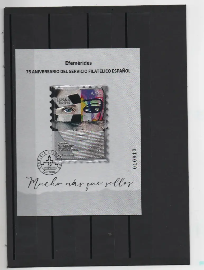 2021 EFEMERIDES 75 ANV. SERVICIO FILATELICO Nº156