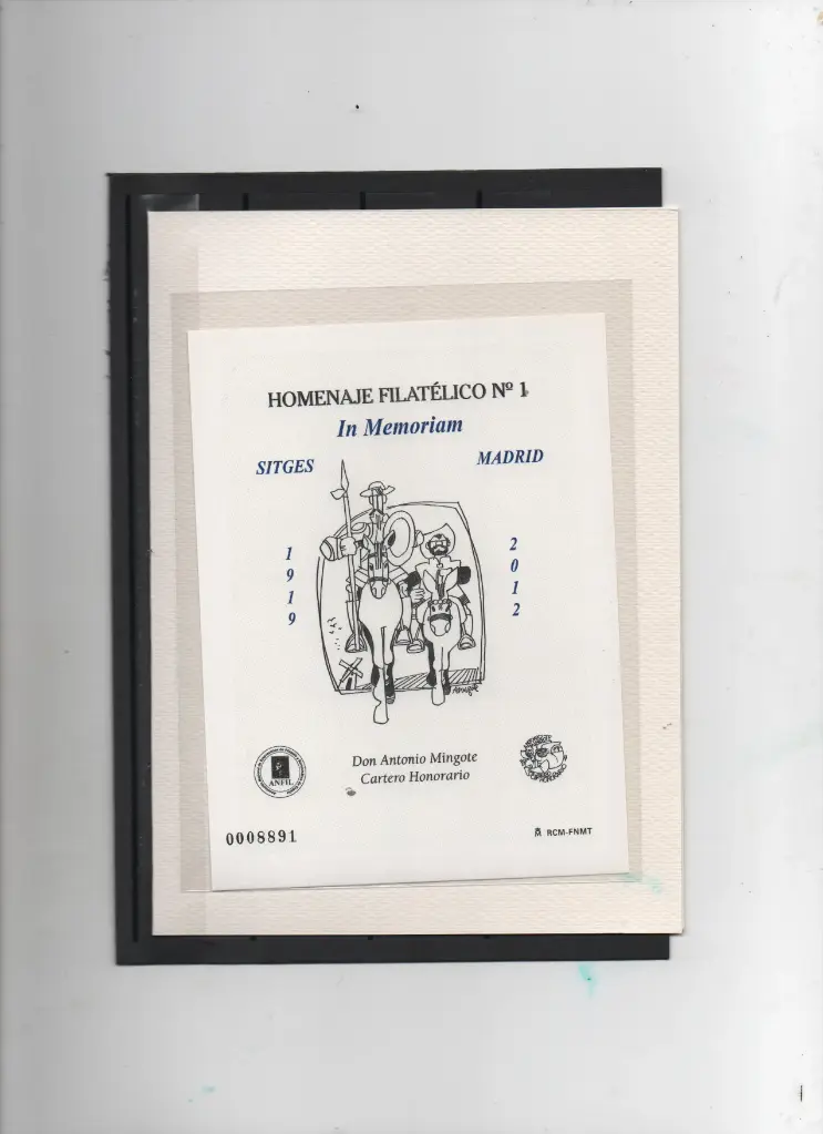 2012 Nº8A EN MEMORAI DE MINGOTE