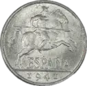ESTADO ESPAÑOL (FRANCO) DEL AÑO 1941 DE 5 CENTIMOS