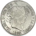 ESPAÑA ISABEL II DEL AÑO 1866 DE 1 ESCUDO