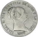 ESPAÑA ISABEL II DEL AÑO 1853 DE 10 REALES