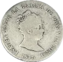 ESPAÑA ISABEL II DEL AÑO 1845 DE 4 REALES