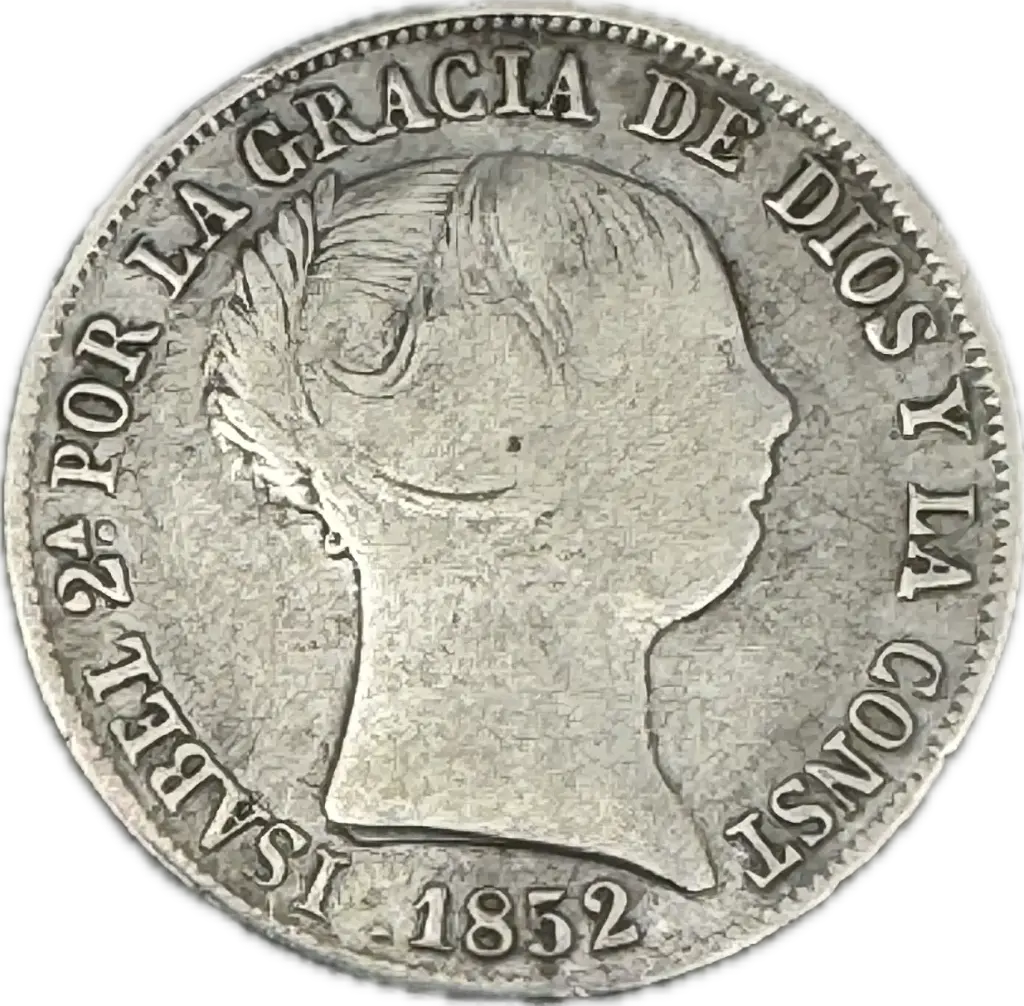 ESPAÑA DEL AÑO 1852 DE 4 REALES