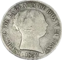 ESPAÑA DEL AÑO 1852 DE 4 REALES