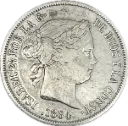 ESPAÑA ISABEL II DEL AÑO 1864 DE 40 CENTIMOS