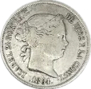 ESPAÑA ISABEL II DEL AÑO 1864 DE 4 REALES