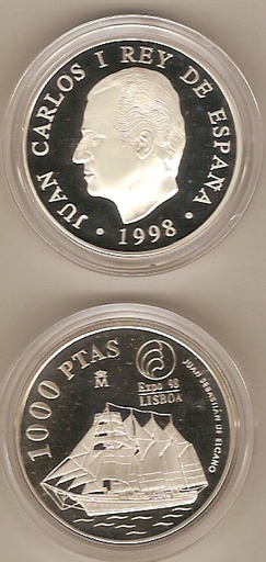 ESPAÑA DEL AÑO 1998 DE 1000 PESETAS