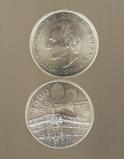 ESPAÑA DEL AÑO 1994 DE 2000 PTAS