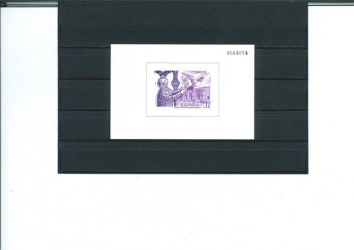 1986 EXPOSICION FILATELICA NACIONAL EXFILNA. PRUEBA Nº 10