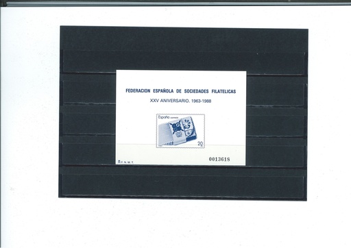 XXV ANIVERSARIO DE LA FESOFI. AÑO 1988. PRUEBA Nº 16